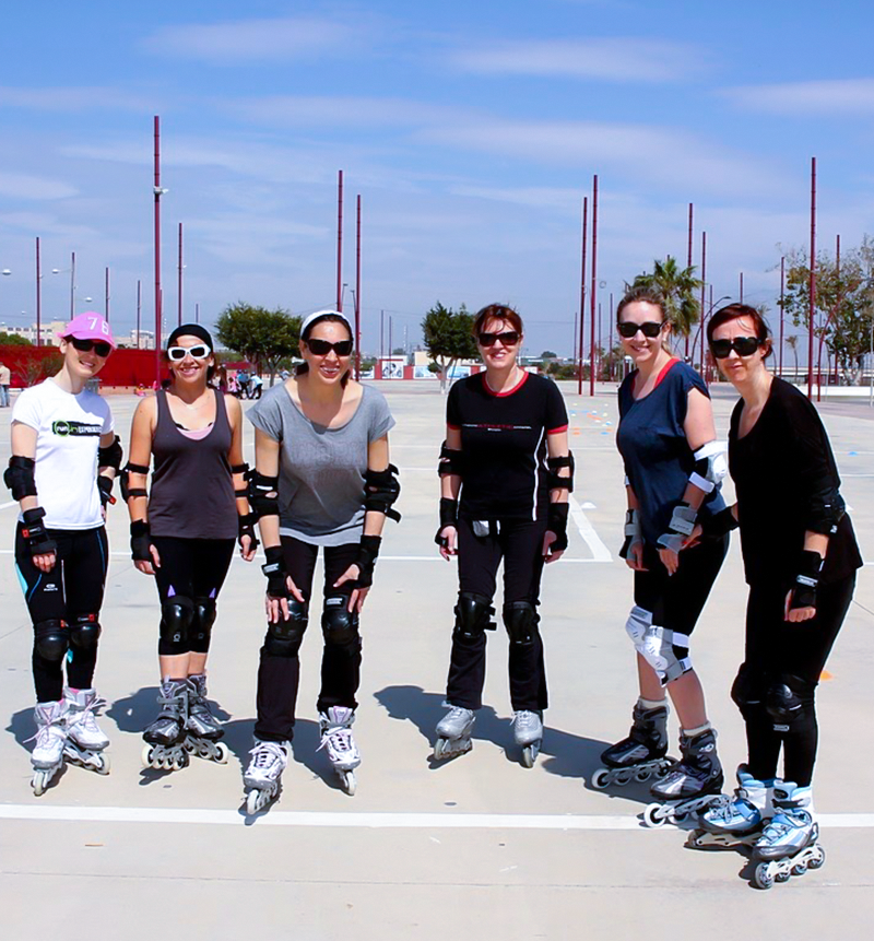 Clases de patinaje para adultos